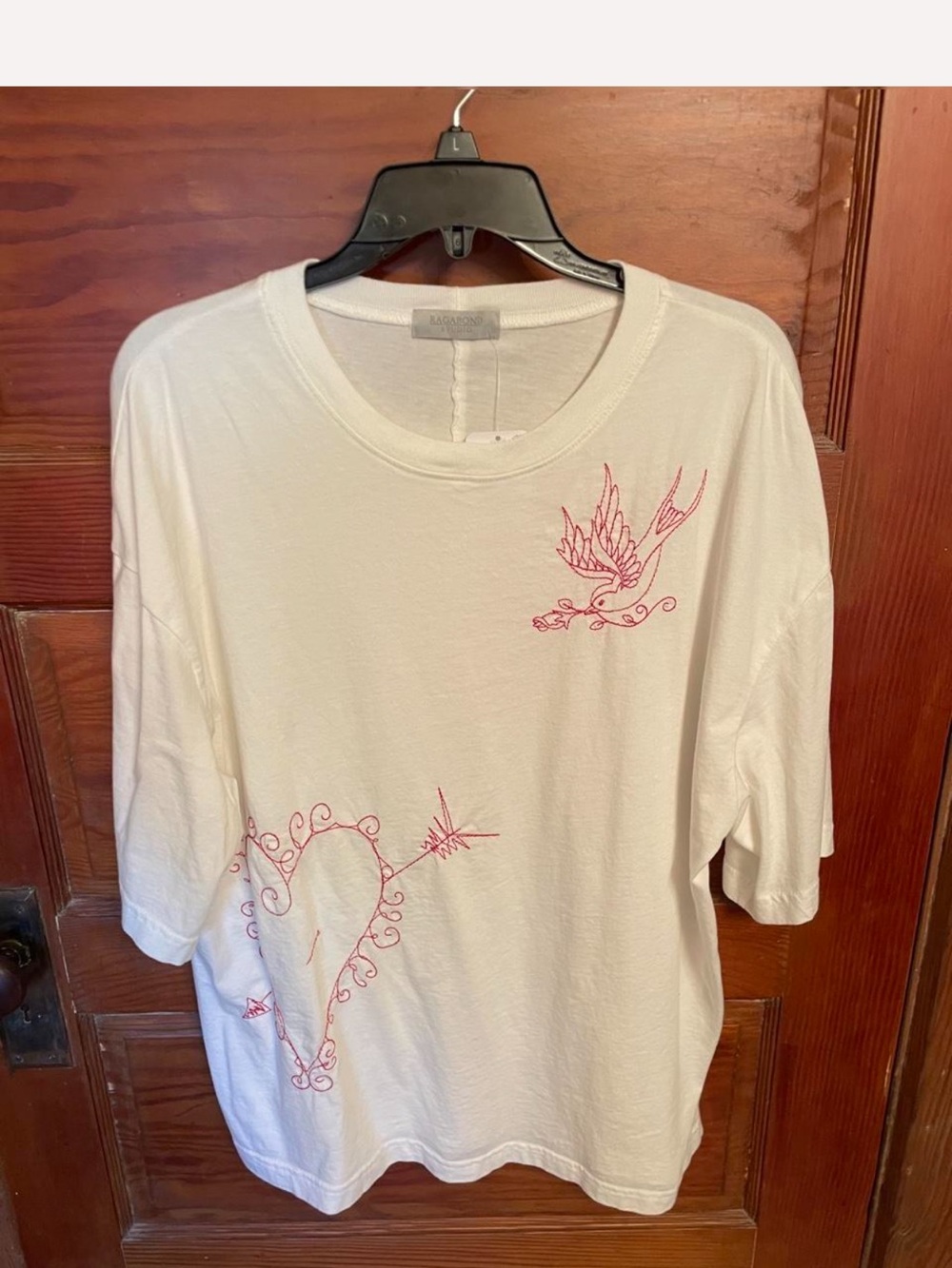 Free People Ragabond MoreAmore Embroidered Tee - Picture 3 of 8